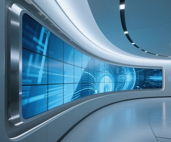 弧形液晶拼接屏价格怎么算?免费预算评估指南