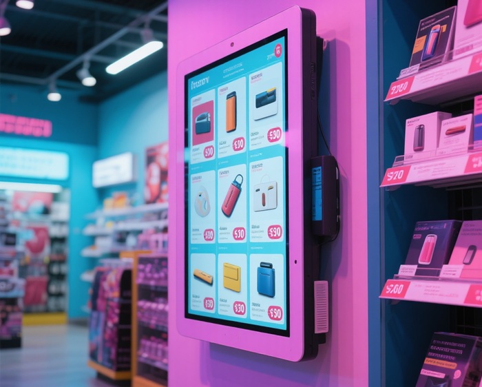 零售店壁挂广告机.jpg 零售店壁挂广告机.jpg