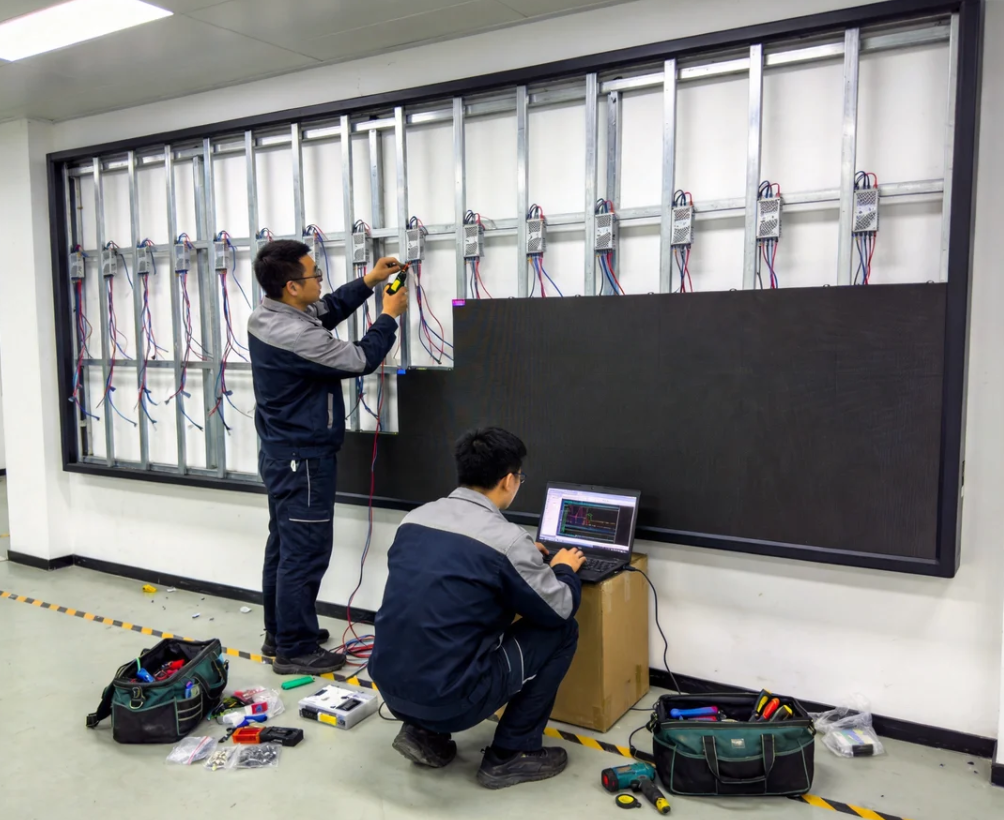 公海7108线路工程师上门安装调试现场实拍图.jpg 公海7108线路工程师上门安装调试现场实拍图.jpg